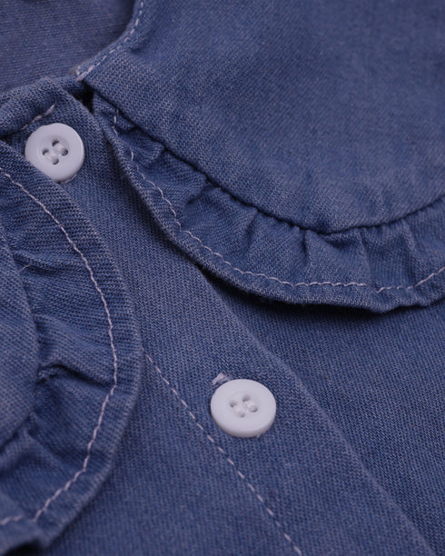 Camasa din denim cu guler oversize